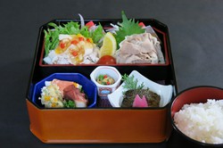 牛バラ　豚バラ相盛り冷しゃぶ弁当